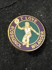 Pin’s Broche Roland Garros I Love Rossignol Mats Wilander 