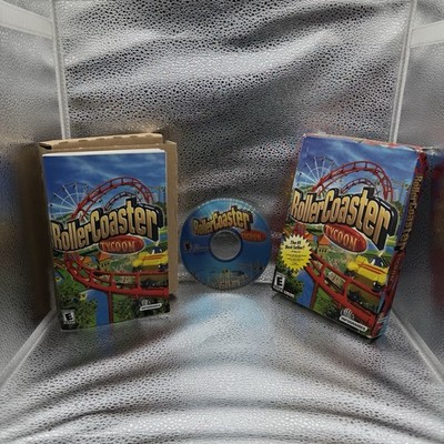 RollerCoaster Tycoon PC Big Box - 2001 Infogrames #04-23121 - CIB Thick Manual