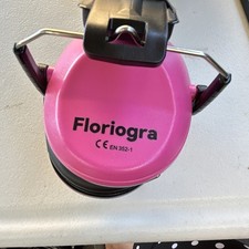 Floriogra Pink/Black Passive Folding Hearing Protection Earmuffs, Adjustable