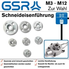 GSR Profi Schneideisenf&uuml;hrung passend f&uuml;r DIN Schneideisen M3 - M12 vers. Gr&ouml;&szlig;en