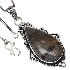 Pendant Pietersite Gemstone Valentine'Day Gift Silver Jewelry 2.75