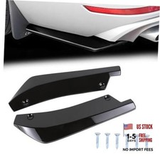 2PCS Car Rear Bumper Diffuser Spoilers, Anti-Collision Front Bumper Lip