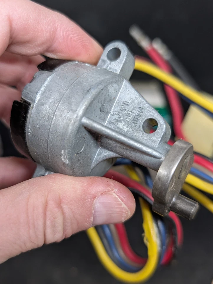 1970 1971 1972 1973 1974 1975 1976 CHRYSLER DODGE PLYMOUTH INTERRUPTOR DE ENCENDIDO N/T Foto 3 de 4