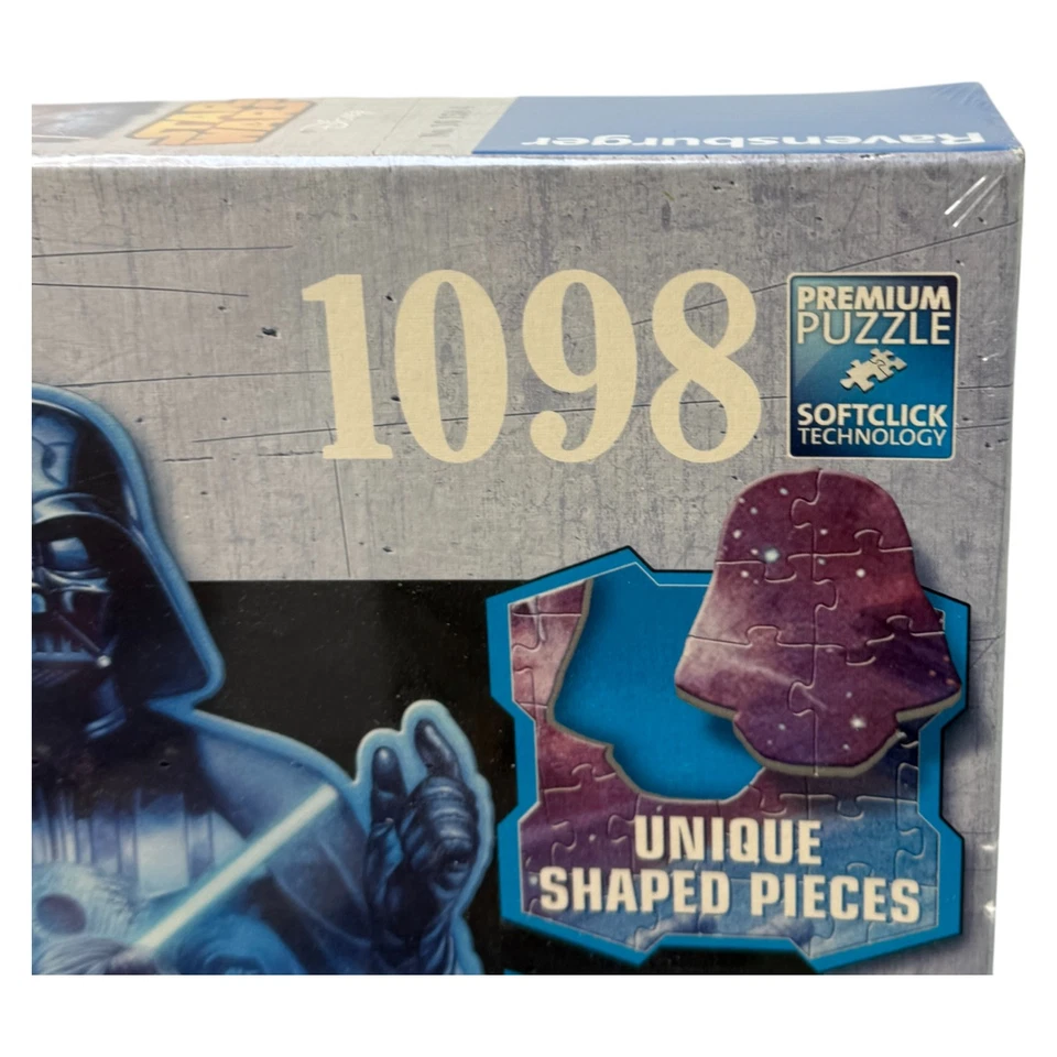Ravensburger Star Wars Jigsaw Puzzle Darth Vader Shaped 1068 Pieces New 2015 Foto 3 de 4