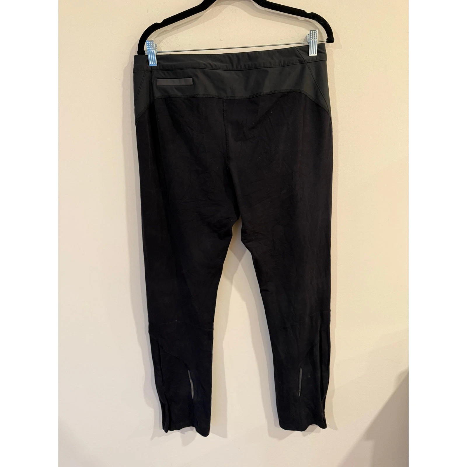 Lululemon Men’s Chill Stop Thermal Soft Shell Reflective Pants Ankle Zip Sz 34