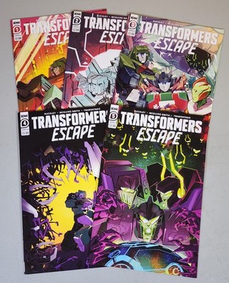 Transformers Escape #1  2 3 4 5 NM 2020 IDW