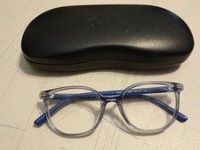 RAY BAN Jr. RB 9097V 3897 BLUE 46-16-130 EYEGLASSES FRAMES With Ray Ban Case