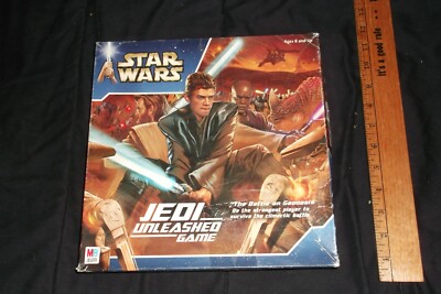 Star Wars Jedi Unleashed Board Game by Milton Bradley 2002 Complete 