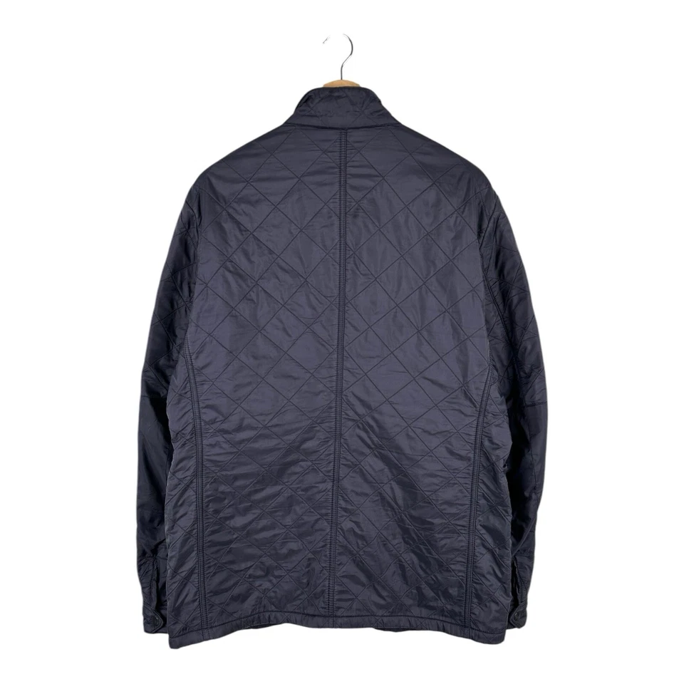 Chaqueta acolchada para hombre BARBOUR International motociclista azul marino talla XL Foto 2 de 4