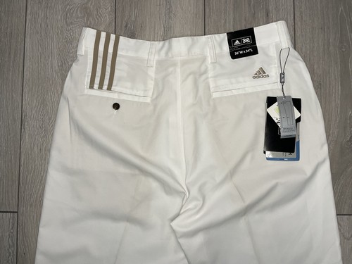 Adidas Climacool Men's 3 Stripe Golf Trousers 36" Waist 34" Length White BNWT - Picture 16 of 20