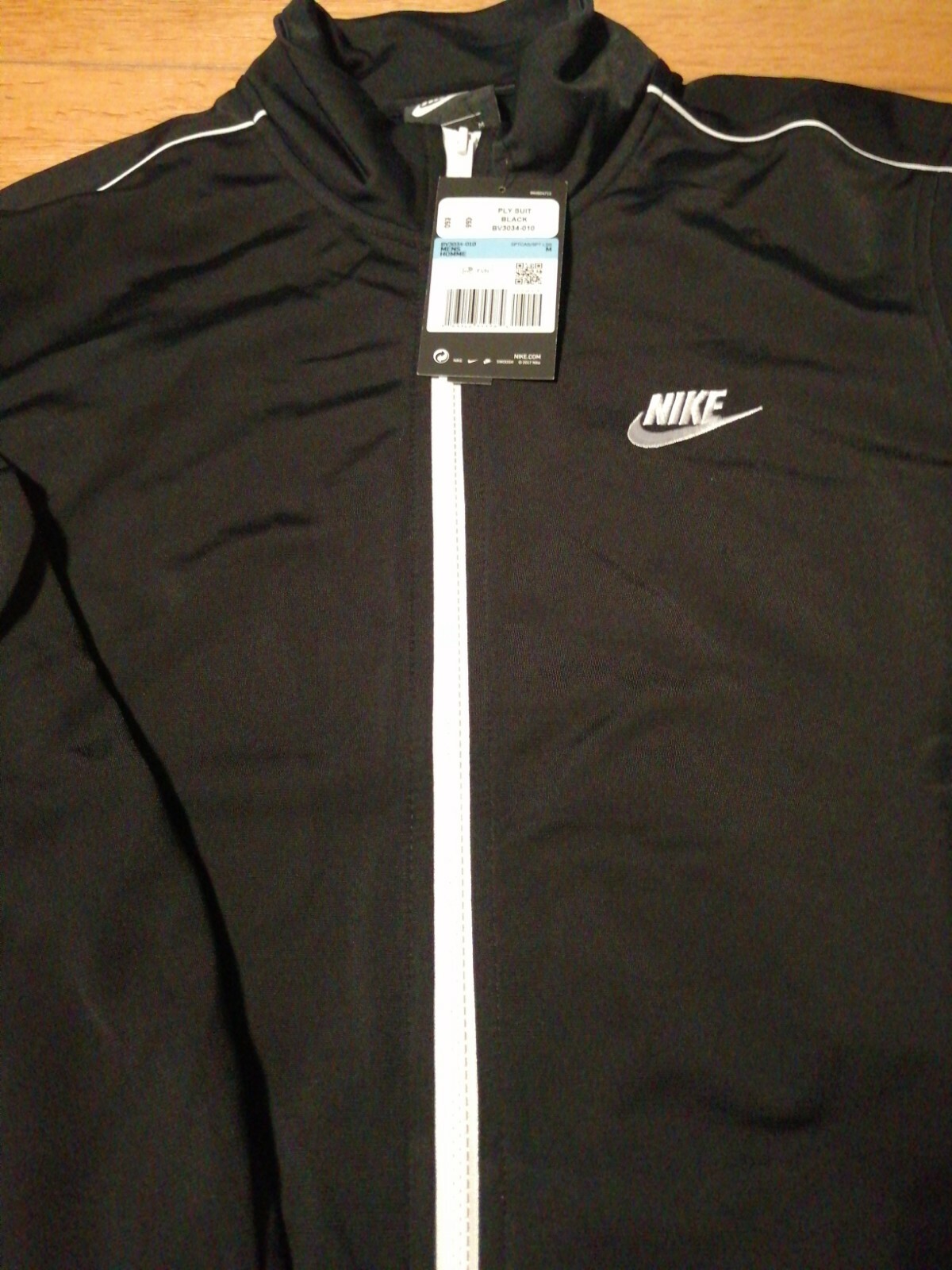 Nike Polyester Full Zip Track Top Black Size M BNWT | eBay