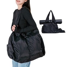 Gym bag with yoga mat holder Gym Bags for Women yoga bag with Shoes Compartme...