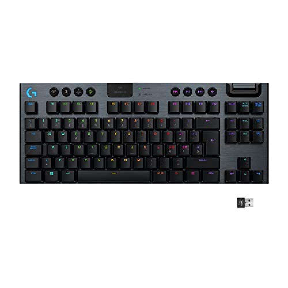 Logitech G915 LIGHTSPEED TKL Tastiera Gaming Wireless Meccanica Tenkeyless, Prof