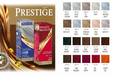 Prestige Hair Toner Semi-Permanent Colour Ammonia Peroxide Free Nourishes 100 ml
