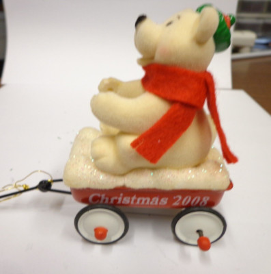 Vintage Figi's Red Wagon Christmas  2008   Figurine