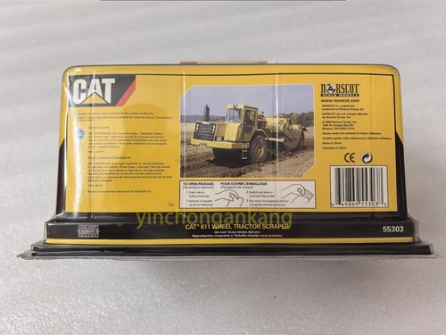 1/64 Norscot Caterpillar 611 Wheel Tractor Scraper #55303 - Picture 3 of 7