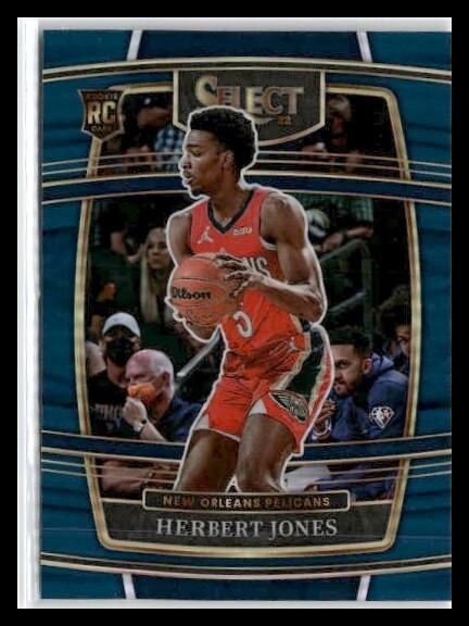 2021 Panini Select #45 Herbert Jones Blue Prizms