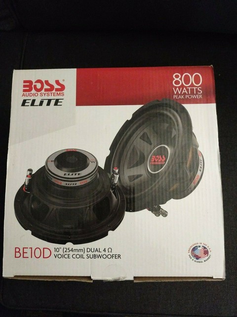 Boss Audio Be10d Elite 10\u0026quot 800 Watt 