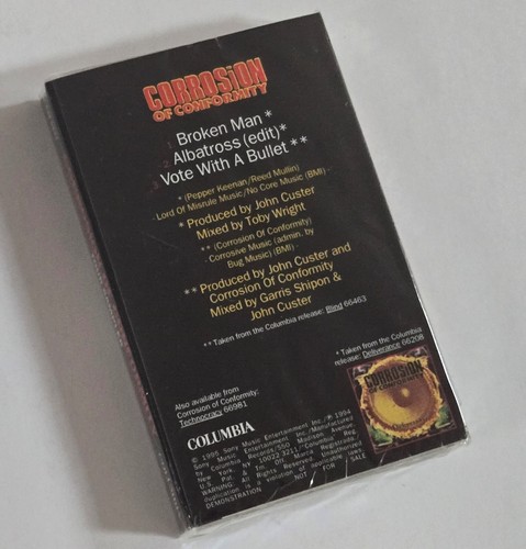 CORROSION OF CONFORMITY Tour Sampler Cassette Tape SEALED New 1995 - Picture 2 of 6