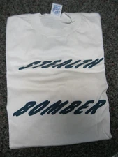 NEW White T-shirt Stealth Bomber Size M JERZEES