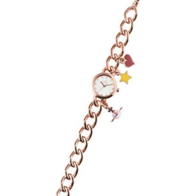 Vivienne Westwood Watch Bracelet Clover Heart Star Orb Charm
