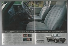 1983 MAZDA B2000 pickup truck 2-page advertisement, Mazda B2000 SUNDOWNER SPORT