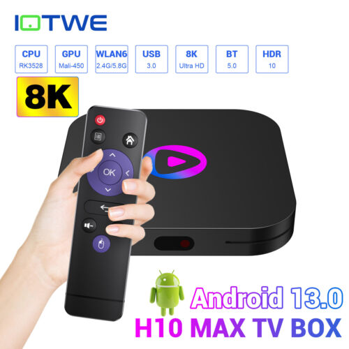 2024 Smart TV BOX 128GB 4GB Android 13.0 WIFI6 Netzwerk Media Player Quad Core - Bild 1 von 42