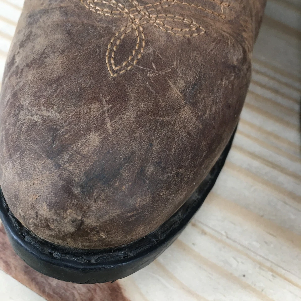 Smoky Mountain Boots Womens 6 Mid Calf Western Cowboy Heels 3034Y Brown Leather - Image 4 of 4