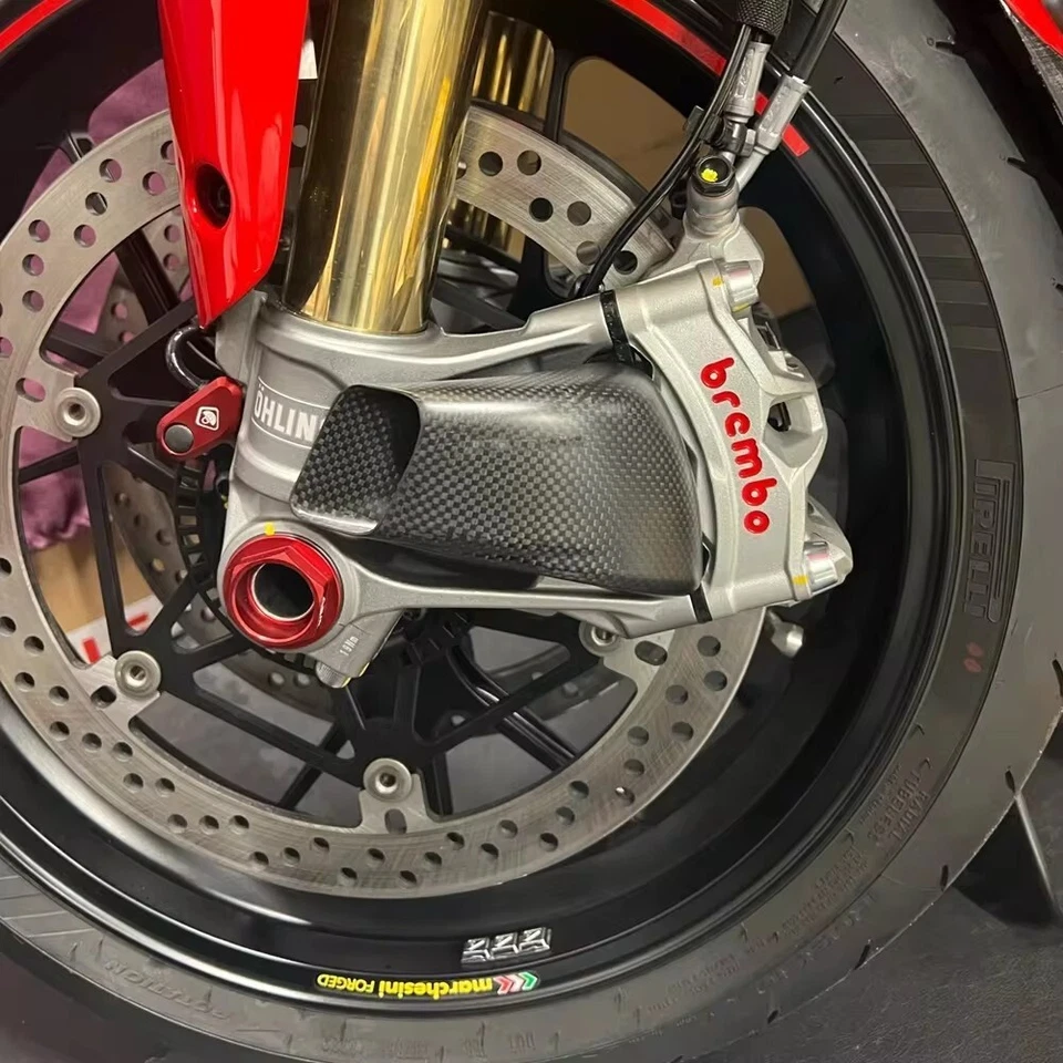 For DUCATI Panigale V4 V4S V4R Streetfighter V4 V4S Carbon Fiber Air Brake Duct - Image 4 of 4