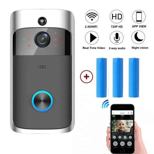 Wireless WiFi Video Doorbell Smart Phone Camera Door Bell Ring Intercom Security - Picture 16 of 30