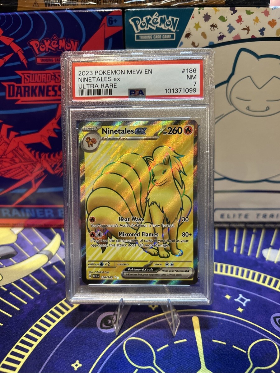 秀逸フラッシュ　9巻セット Ninetales ex 186/165 Sv: Scarlet & Violet 151 Holo for sale