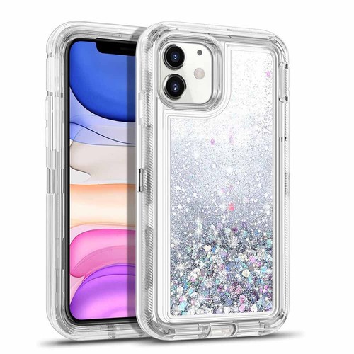 For iPhone 14 Pro Max 13 12 11 Phone Case Heavy Duty Bling Glitter Armor Cover - Picture 12 of 24