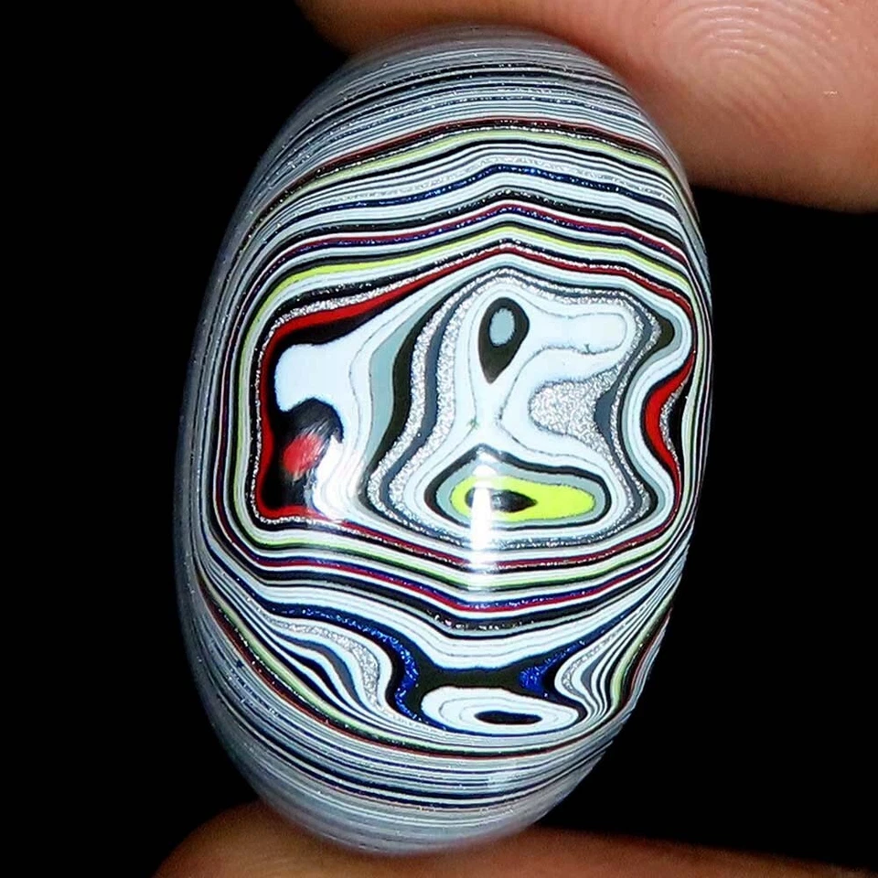 FORDITA DETROIT ÁGATA MEZCLA FORMA CABUJÓN PIEDRA PRECIOSA SUELTA (VARIACIONES) Foto 4 de 4