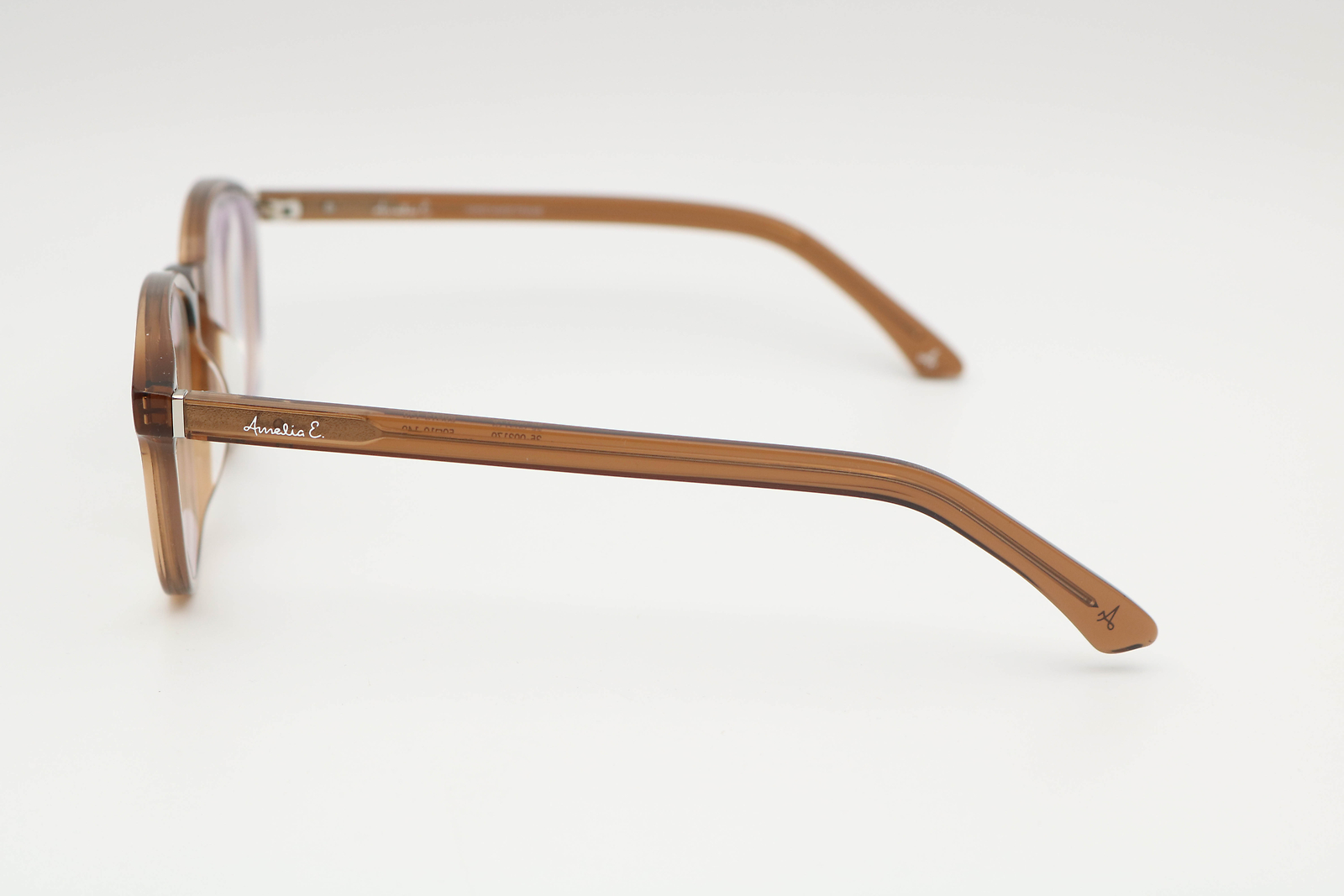 Amelia E Cove Brown Oval 35-003179 Eyeglasses Frames 50-19-140