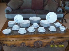 Royal Jackson Vintage Fine China Wild Flower Pattern Grouping Of 64 Pieces
