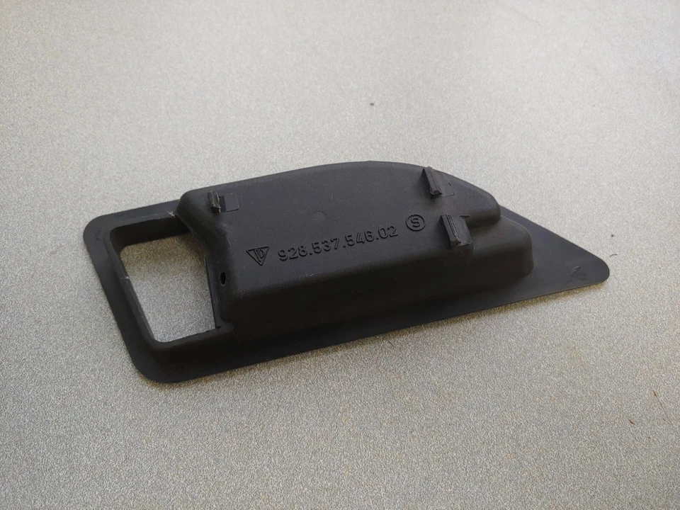 MUY BONITO USADO ORIGINAL PORSCHE 928 PASAJEROS MANIJA PUERTA PLACA DEDO NEGRO Foto 4 de 4