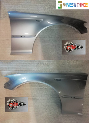 BMW E46 SALOON WING 2001-2005 DRIVER SIDE PAINTED TITAN SILVER 354 BRAND NEW