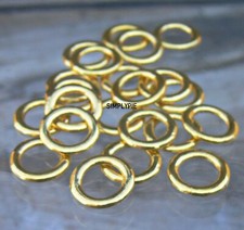 Large Donut Rings GOLD 14mm 20 Pcs 