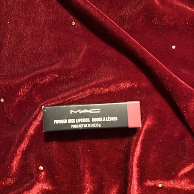 MAC Lippenstift Powder Kiss 305 Burning Love Matte Red Lippenstift Long Lasting - NEU