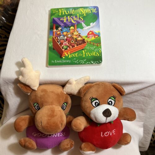 Fruit Of The Spirit 4 Kids: Meet The Fruits & Goodness and Love Plush Animals - Picture 1 of 6