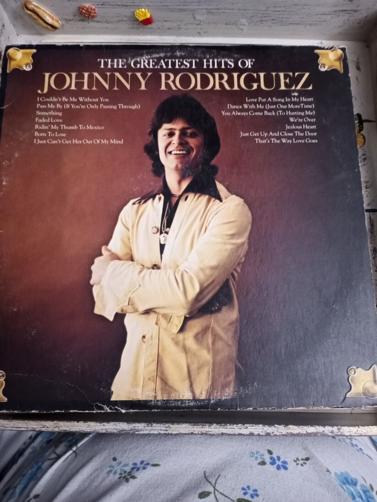 The Greatest Hits of Johnny Rodriguez- Mercury SRM 1-1078 1975 Compilation G