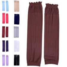 1 Pair Islamic Plain Arm Cover Hijab Stretchy Sleeves Muslim Women Oversleeves