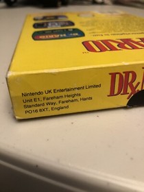 Sistema de Entretenimiento Dr. Mario Para NES Nintendo COMPLETO con Manual De Colecci&oacute;n
