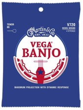 Martin V720 Vega Banjo - Saiten für Tenorban...