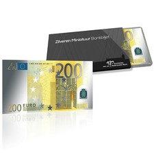 Silver Bar * Miniature 200 Euro Silver - Banknote * NEW *