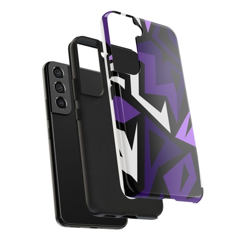Purple Abstract Shapes Art Phone Case for iPhone & Samsung Galaxy Phones - 第 104/108 張圖片