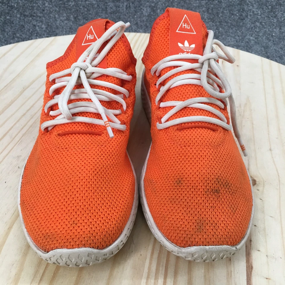 Adidas X Pharrell Zapatos Juveniles 5.5 Tenis Hu Tenis Naranja Bajo Informal FV0053 Foto 4 de 4
