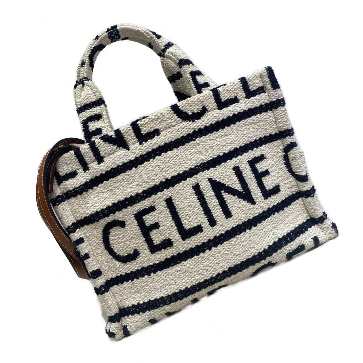 Replica Celine Small Cabas Thais In Textile With Celine All-Over Cream Fake  Wholesale