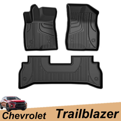 Car Floor Mats Liners All Weather For Chevrolet Trailblazer AWD 2021-2024 Rubber