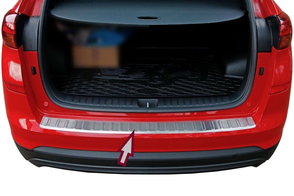 Edelstahl Ladekantenschutz Matt Passend FüR Hyundai Tucson III | BJ 2018-2020-image